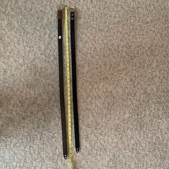 2/$20 Bundle of 2 belts - one black, one brown - Picture 3 of 7